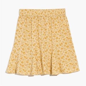 NWT Madewell Pull-On Swing Mini Skirt in Piccola Floral